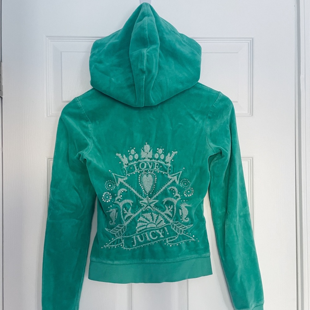 Vintage Velour Juicy Couture Zip Up